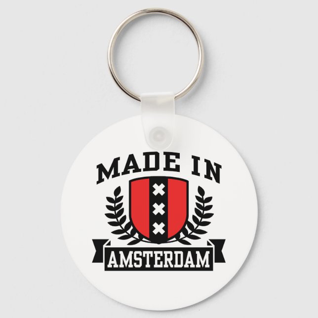 Llavero Hecho en Ámsterdam (Anverso)