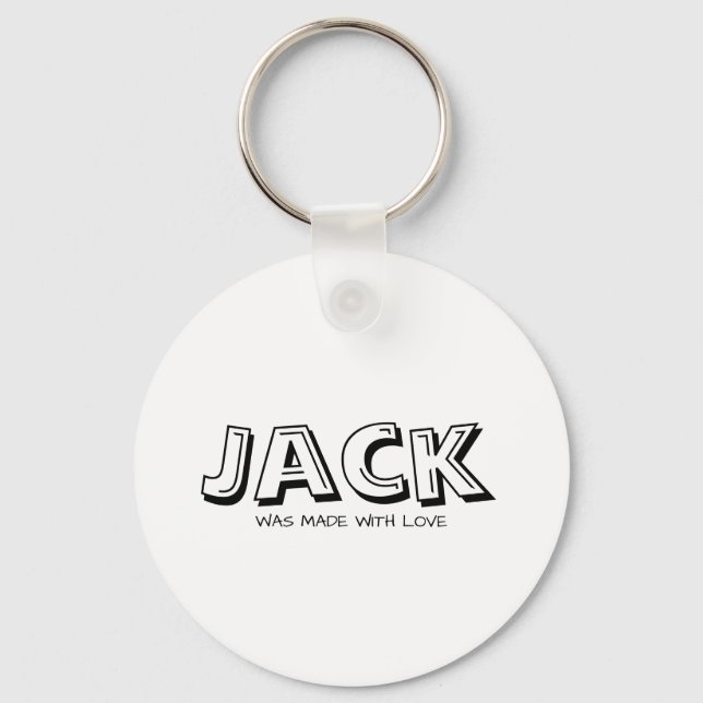 Llavero Hecho en blanco amoroso (Anverso)