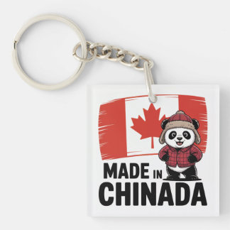Llavero Hecho en Chinada Panda - Chino canadiense