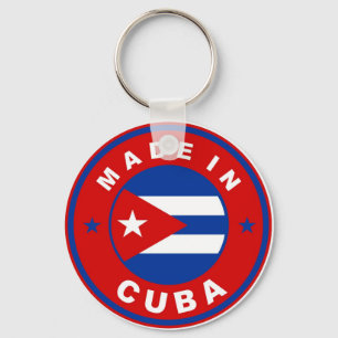 Llavero hecho en cuba marca de país etiqueta de producto r