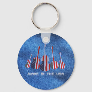 LLAVERO HECHO EN EL USA-KEYCHAIN