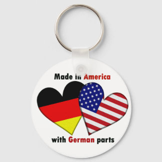 Llavero hecho en estados unidos con partes alemanas