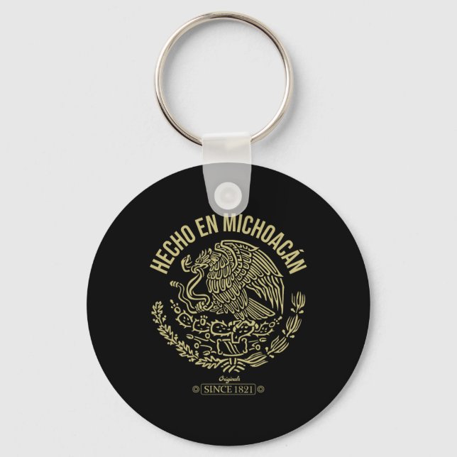 Llavero Hecho en Michoacán (Anverso)