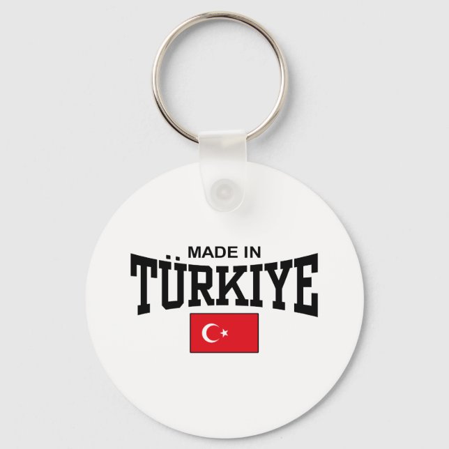 Llavero Hecho en Turkiye (Anverso)