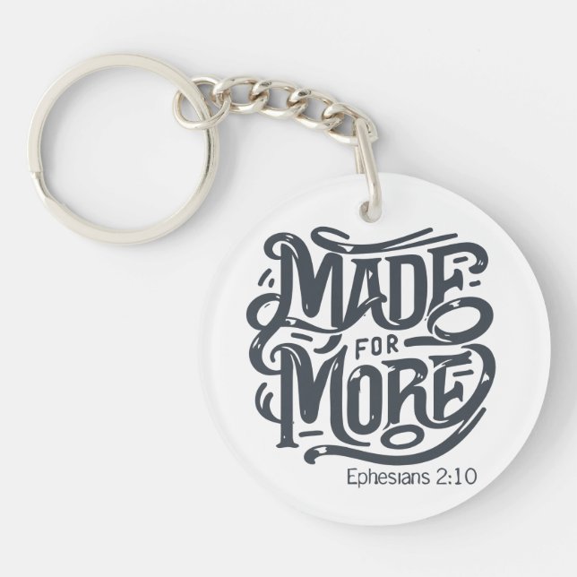 Llavero Hecho para más (Frente)