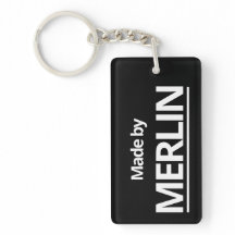 Hecho por MERLIN NFC Keychain Bag Fashion ID Badge