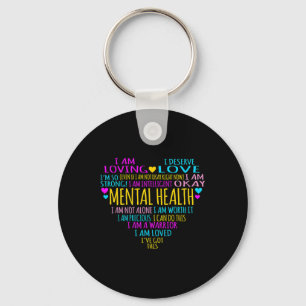 Llavero Hechos cardíacos Hechos Mental Sensibilización de 