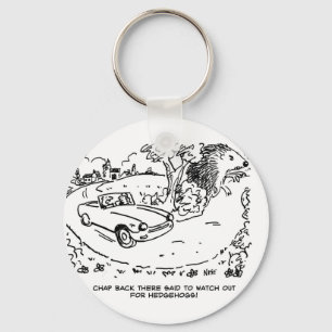 Llavero Hedgehog gigante y Personalizado de coches deporti