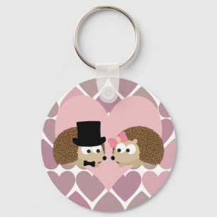 Llavero Hedgehog Love with Hearts