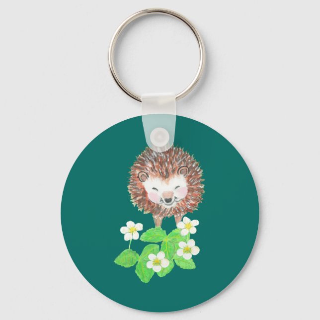 Llavero Hedgehog sonriente (Anverso)
