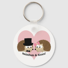 Llavero Hedgehugs and Kisses Hedgehog Pareja
