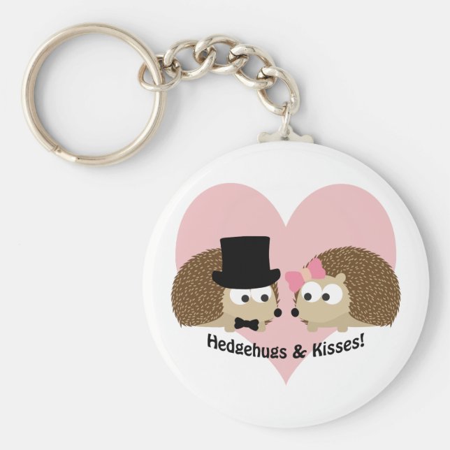 Llavero Hedgehugs and Kisses Hedgehog Pareja (Frente)