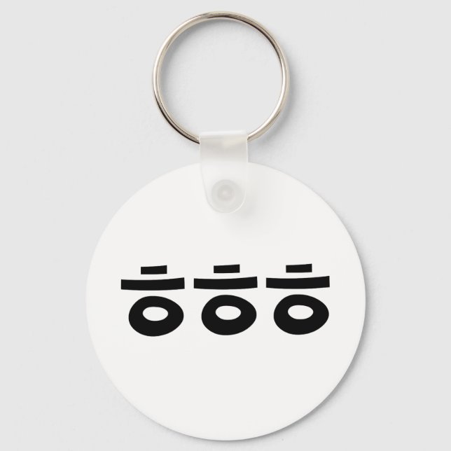 Llavero HEHEHE ㅎㅎㅎ jerga coreana (Anverso)