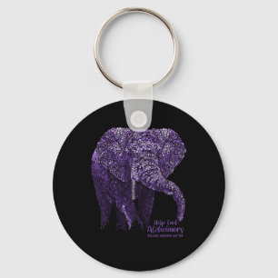 Llavero Heimerheimer Awareness S And Gifts Purple Elephant