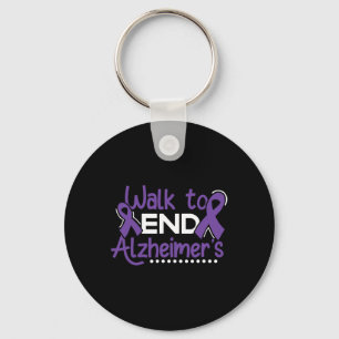Llavero Heimerheimer Walk Dementia Guerrero Púrpura Cinta