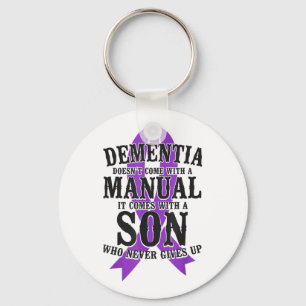 Llavero Heimers Dementia Apoyo a la Conciencia Papá Mamá S