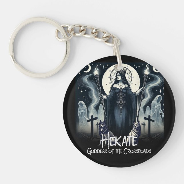 Llavero Hekate Diosa de las Encrucijadas Espíritus Fantasm (Frente)