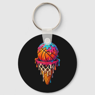 Llavero Helado de baloncesto goteo para niños niñas juvent