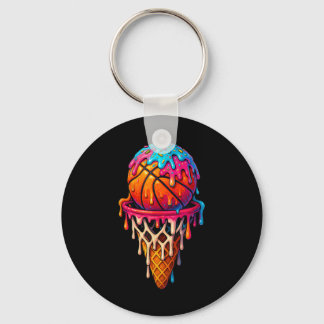 Llavero Helado de baloncesto goteo para niños niñas juvent