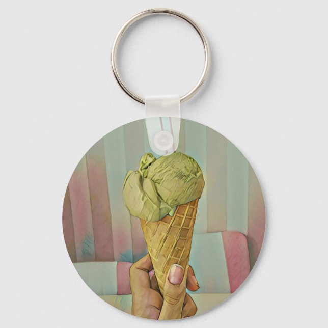 Llavero Helado de chocolate (Anverso)