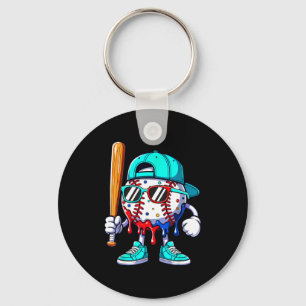 Llavero Helado Goteo Béisbol Sts Béisbol Estilo de Vida Ni