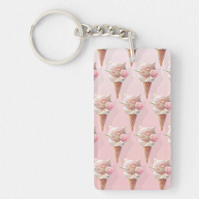 Llavero Helado Kitty - Rosy & Dreamy (Frente)