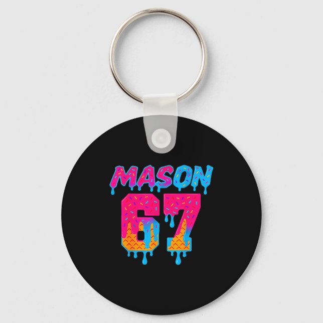 Llavero Helado Seis Siete Goteo Srt 67 Mason Meme  (Anverso)