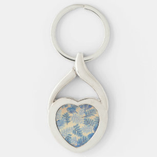 Llavero helechos azules de los años 50