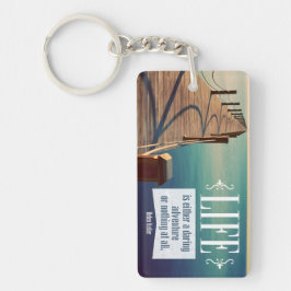 Llavero Helen Keller cita Inspiradora "aventura"