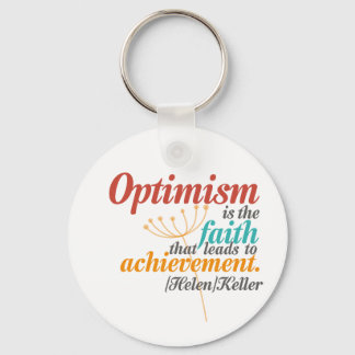Llavero Helen Keller Optimism Cita
