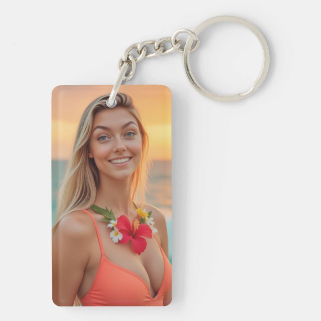 Llavero Helena Chevalier: Serenidad en la costa (Atrás)