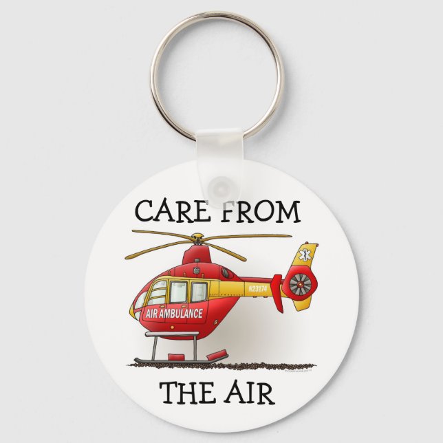 Llavero Helicopter Ambulance Keychain CFTA (Anverso)