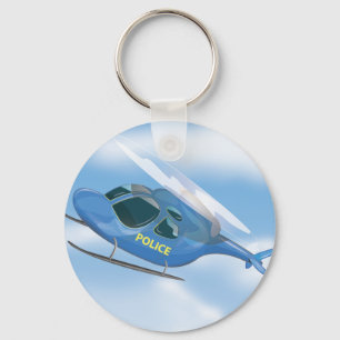 Llavero Helicóptero de la Policía
