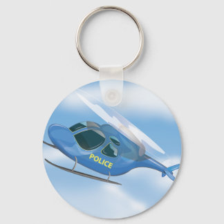 Llavero Helicóptero de la Policía