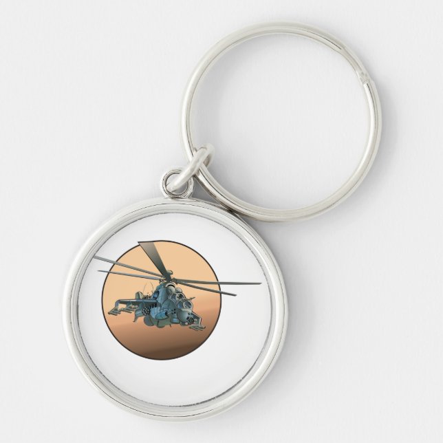 Llavero Helicóptero personalizado (Frente)