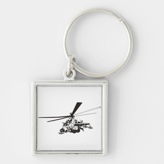 Llavero Helicóptero personalizado "Hind" (Frente)