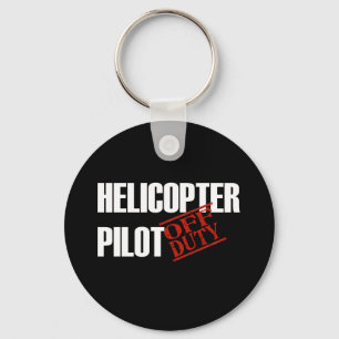 LLAVERO HELICÓPTERO PILOTO OSCURO
