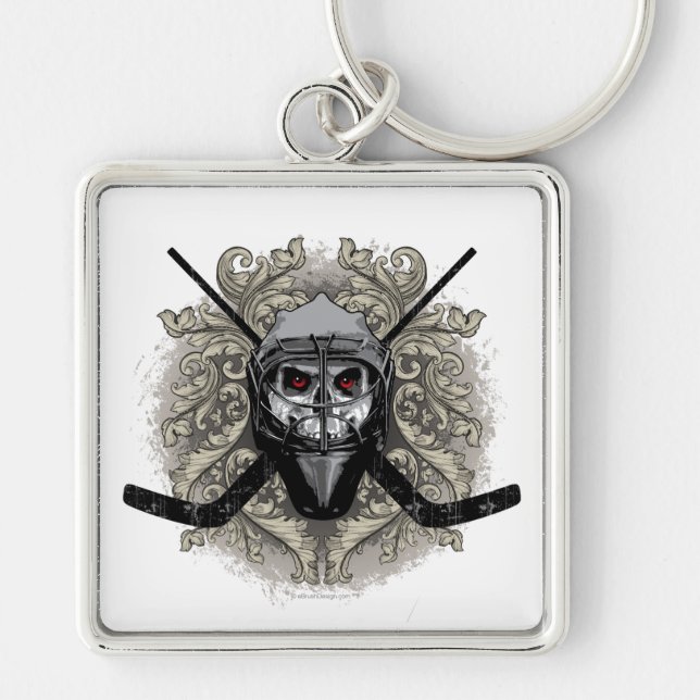 Llavero Hellish Hockey Goalie (Frente)