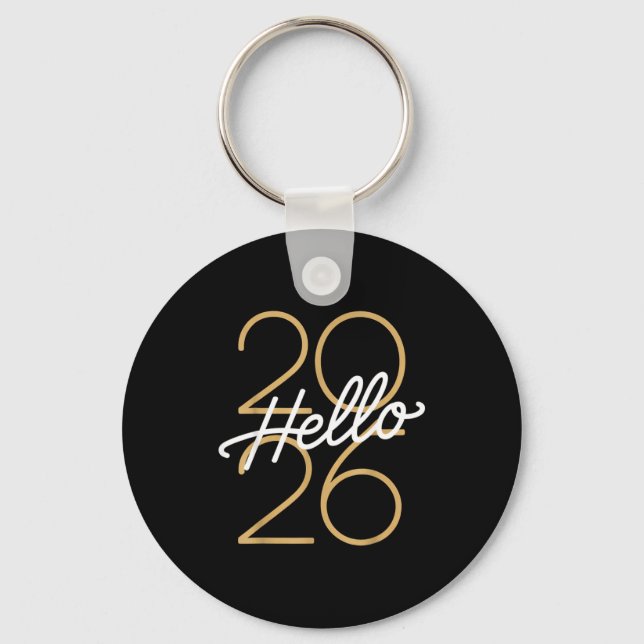 Llavero Hello 2026 New Year Celebration Eve Party Men Wome (Anverso)