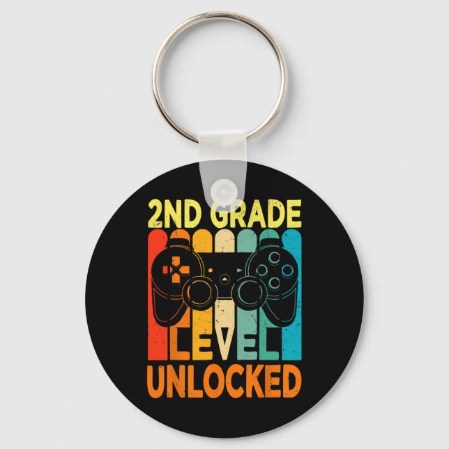 Llavero Hello 2nd Grade Level Unlocked Video Game Byck To  (Anverso)