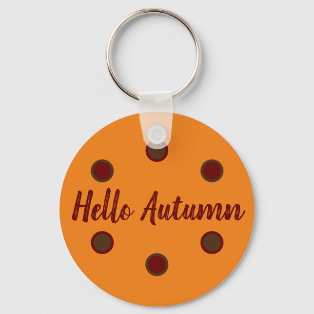 Llavero Hello Autumn (Anverso)