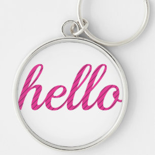 Llavero Hello Cute Colorful Hello