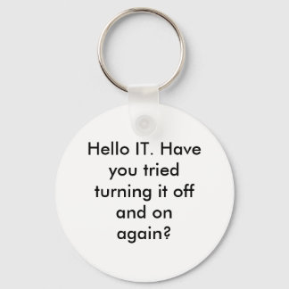Llavero Hello IT Keychain