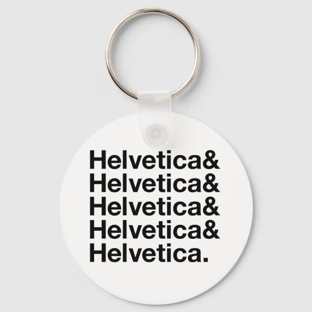 Llavero Helvetica (Anverso)