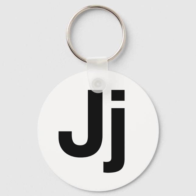 Llavero Helvetica Jj (Anverso)