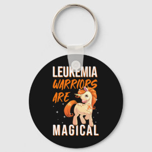 Llavero Hematólogo del Naranja de unicornio guerrero mágic