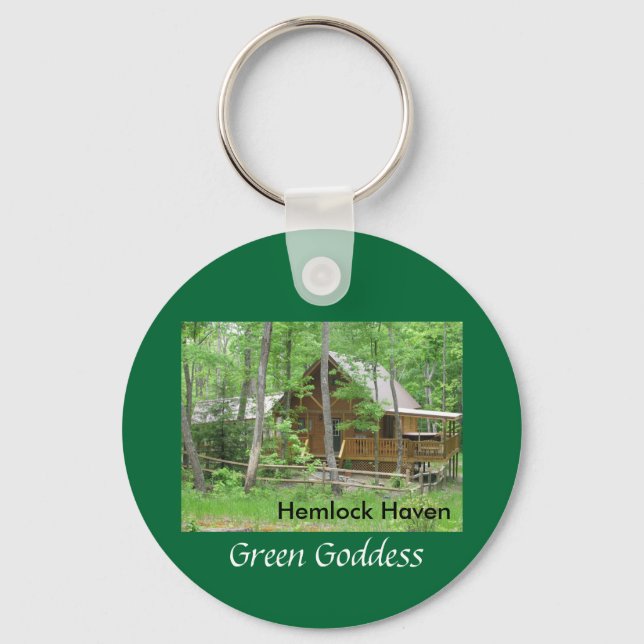 Llavero Hemlock Haven Green Goddess (Anverso)