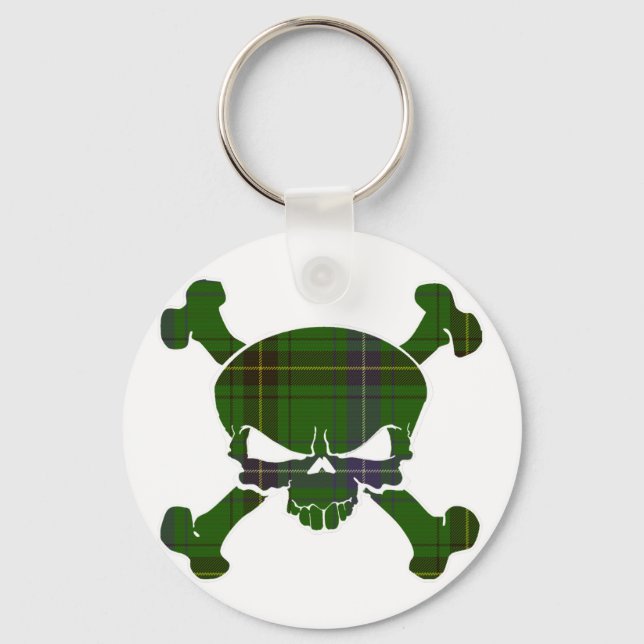 Llavero Henderson Tartan Skull No Banner (Anverso)