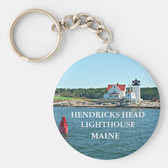 Llavero Hendricks Head Lighthouse, Maine Keychain (Frente)