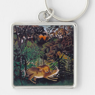 Llavero Henri Rousseau - El león hambriento